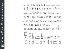 Sinks CAD Blocks dwg